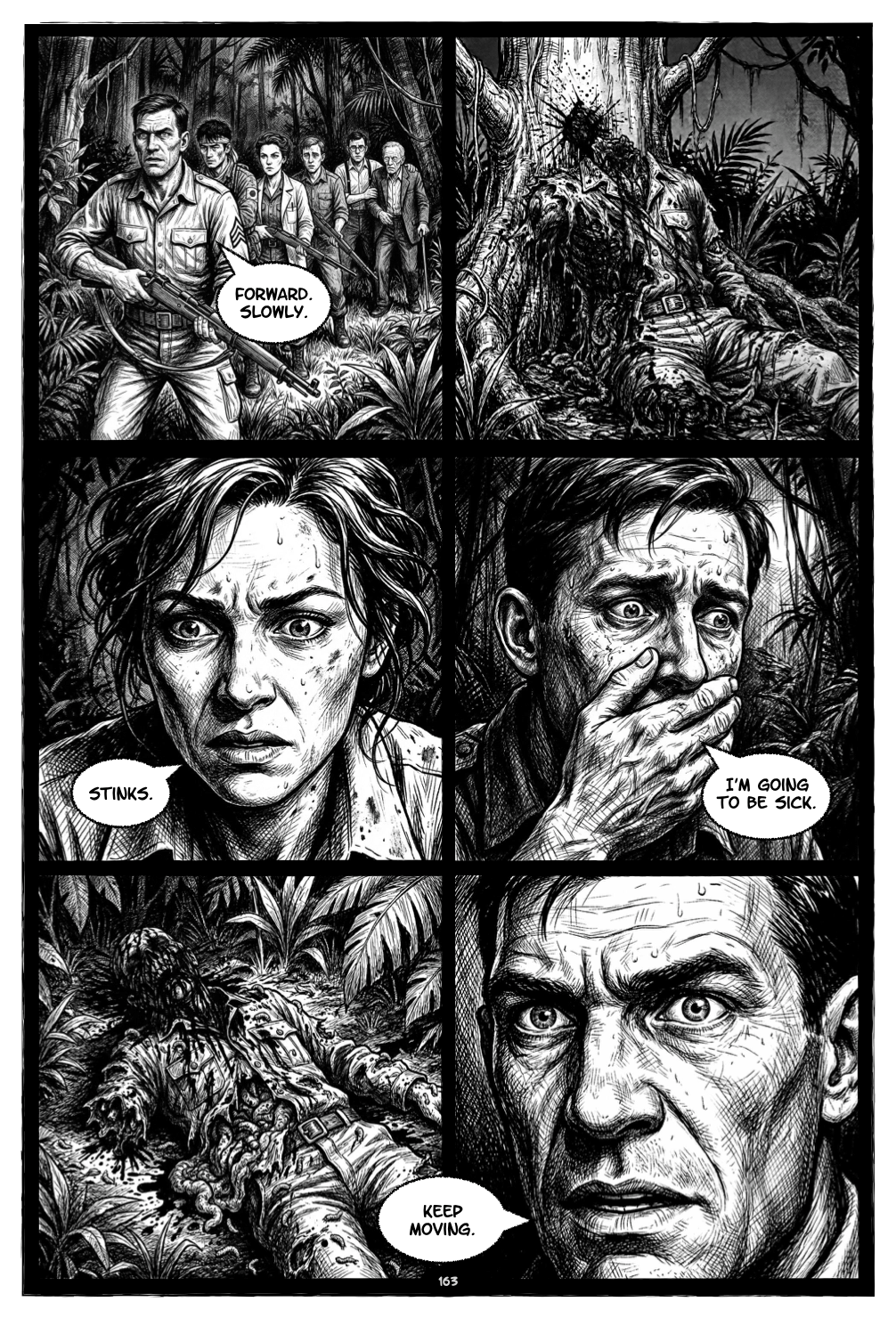 No Dawn for the Living — interior artwork
